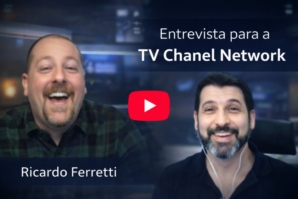 Capa da entrevista TV Chanel Network (YouTube)